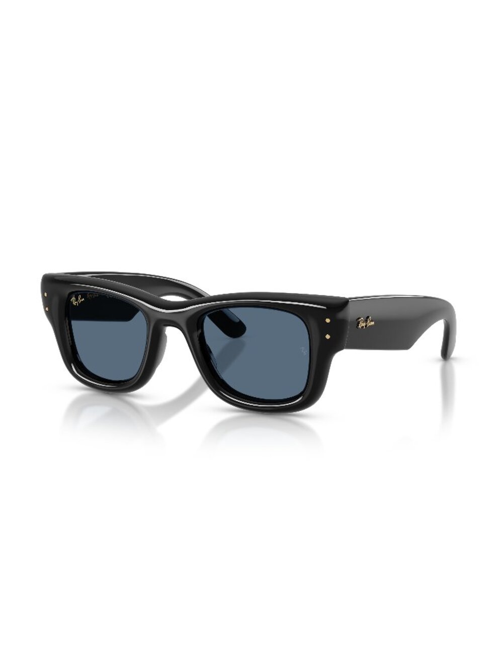 New Ray-Ban Unisex Sunglasses Black Blue Lens Injected Frame Ray Ban RB4940 601